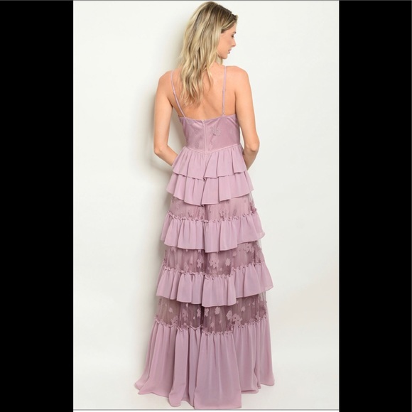 🎉HP🎉 Ruffle Maxi Dress - Picture 3 of 5